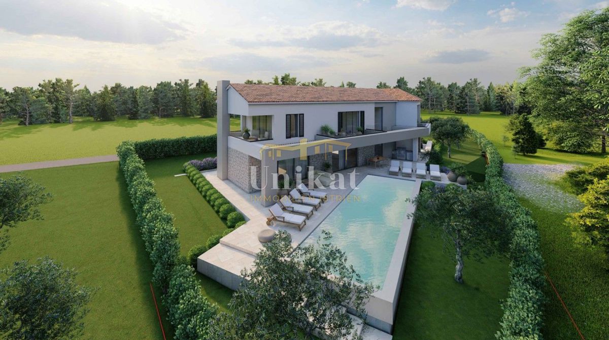 Moderna vila na edinstveni lokaciji, pogled na morje